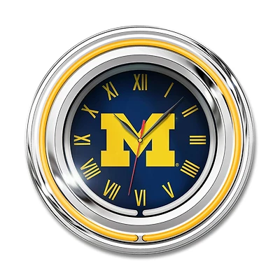 Imperial Michigan Wolverines 15" Team Color Neon Clock