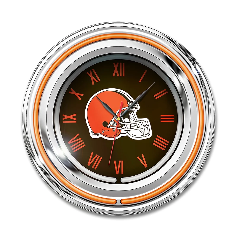 Imperial Cleveland Browns 15" Team Color Neon Clock