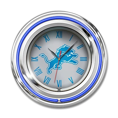 Imperial Detroit Lions 15" Team Color Neon Clock