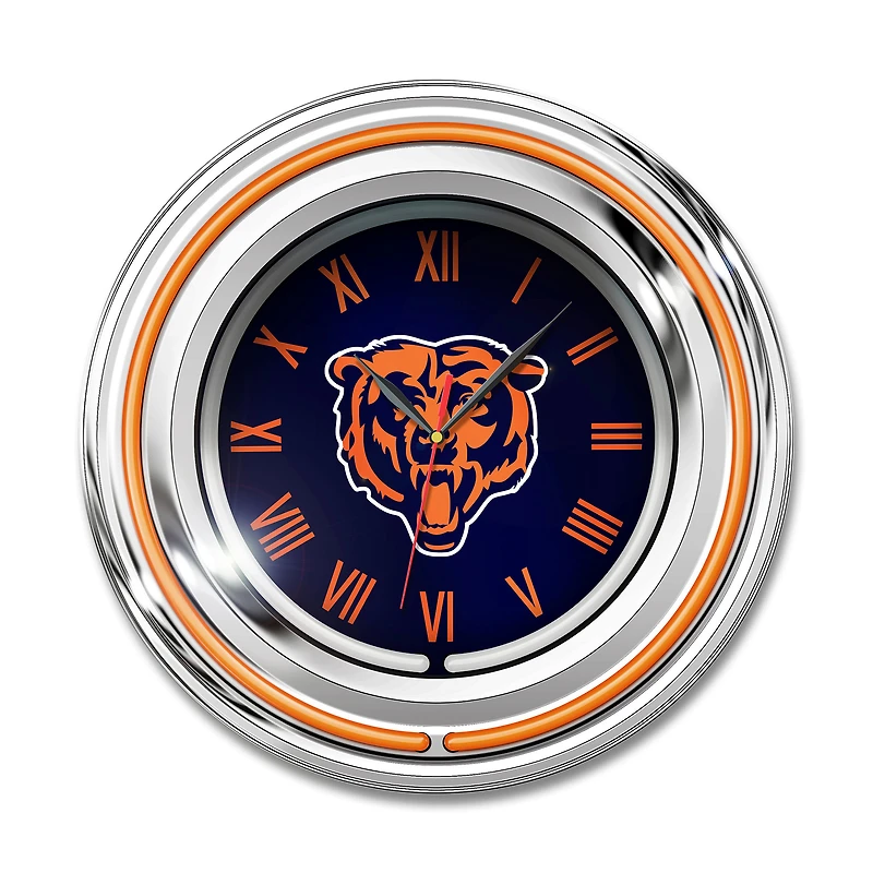 Imperial Chicago Bears 15" Team Color Neon Clock