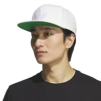 Men's  Cream adidas Originals Trefoil Chain 2.0 Snapback Hat