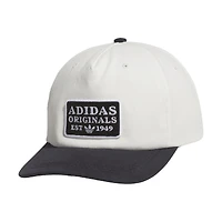 Men's  Cream/Black adidas Originals Utility Patch Adjustable Hat