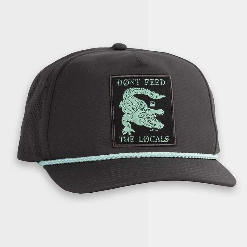 Men's Charcoal Flomotion Local Performance Snapback Hat