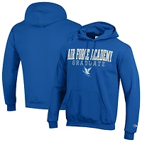 Men's Champion Royal Air Force Falcons Graduate Stacked Powerblend Fleece Hoodie