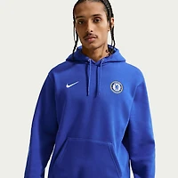 Men's Nike Blue Chelsea Club Crest Fleece Hoodie