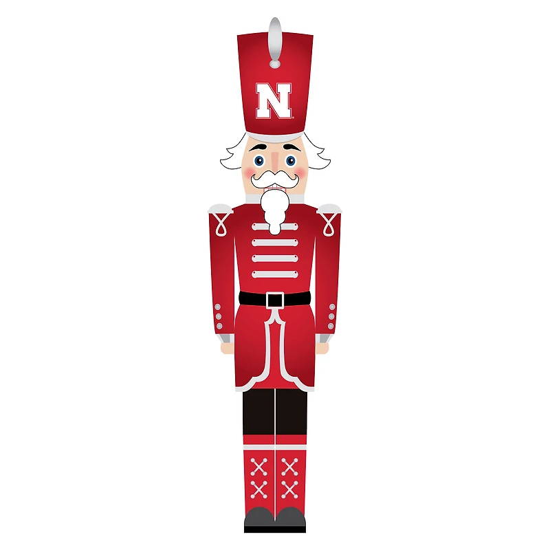 Nebraska Huskers 46" Nutcracker Leaner