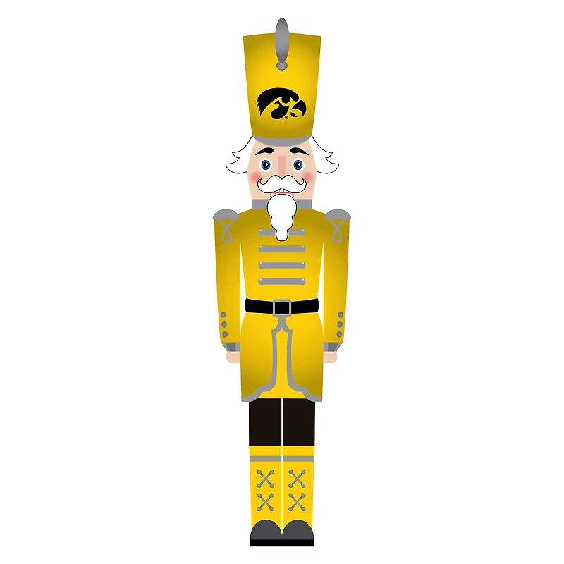 Iowa Hawkeyes 46" Nutcracker Leaner
