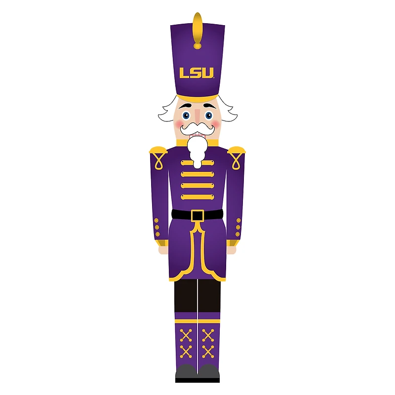 LSU Tigers 46" Nutcracker Leaner