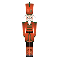 Miami Hurricanes 46" Nutcracker Leaner
