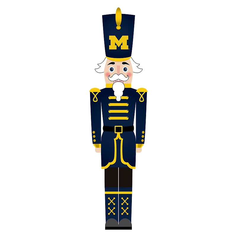 Michigan Wolverines 46" Nutcracker Leaner