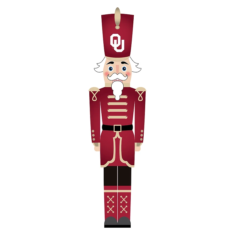 Oklahoma Sooners 46" Nutcracker Leaner