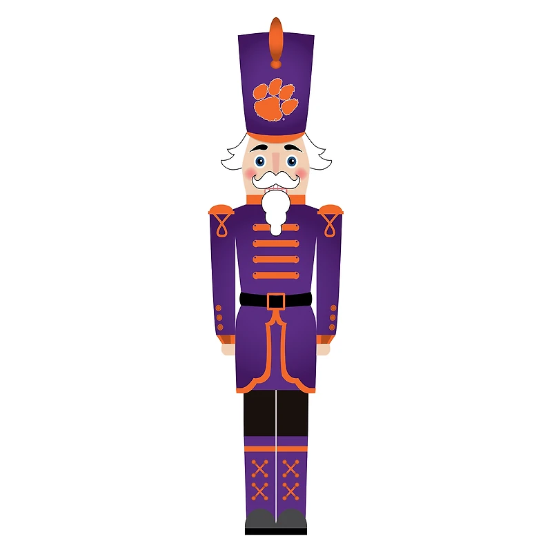 Clemson Tigers 46" Nutcracker Leaner