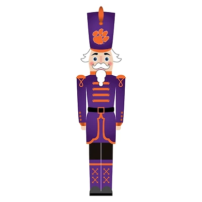 Clemson Tigers 46" Nutcracker Leaner