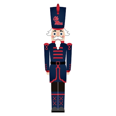 Ole Miss Rebels 46" Nutcracker Leaner