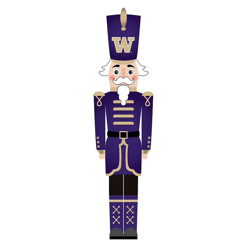 Washington Huskies 46" Nutcracker Leaner