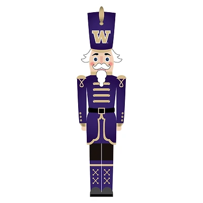 Washington Huskies 46" Nutcracker Leaner