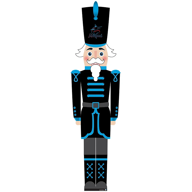 Miami Marlins 46" Nutcracker Leaner