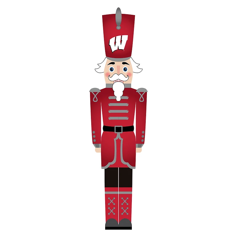 Wisconsin Badgers 46" Nutcracker Leaner
