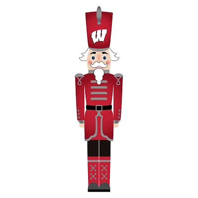 Wisconsin Badgers 46" Nutcracker Leaner