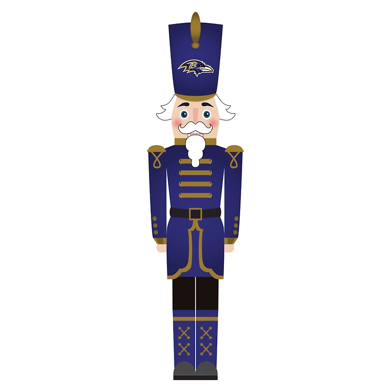 Baltimore Ravens 46" Nutcracker Leaner
