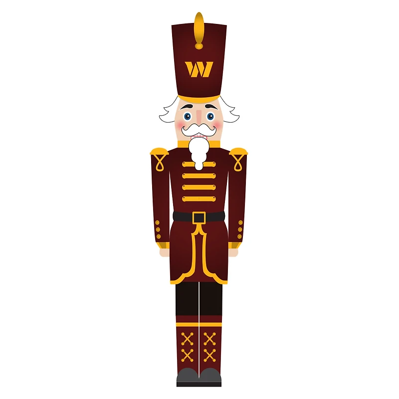 Washington Commanders 46" Nutcracker Leaner