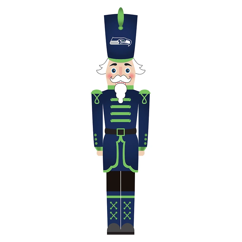 Seattle Seahawks 46" Nutcracker Leaner