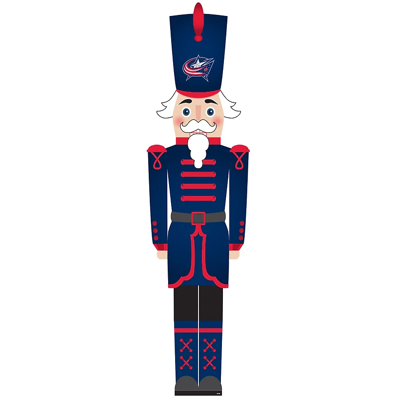 Columbus Blue Jackets 46" Nutcracker Leaner
