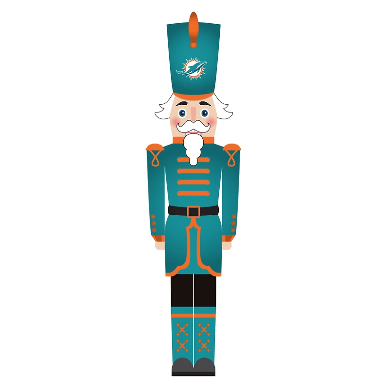Miami Dolphins 46" Nutcracker Leaner