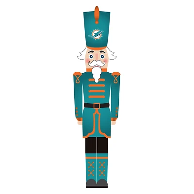 Miami Dolphins 46" Nutcracker Leaner