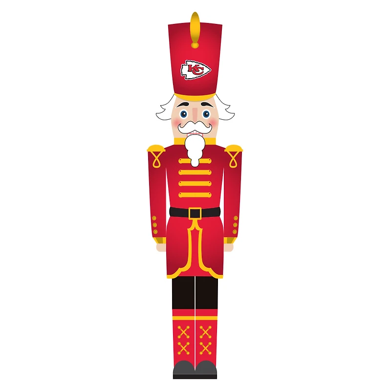 Kansas City Chiefs 46" Nutcracker Leaner