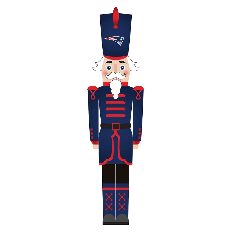 New England Patriots 46" Nutcracker Leaner
