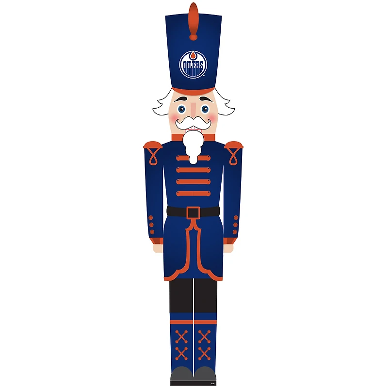 Edmonton Oilers 46" Nutcracker Leaner