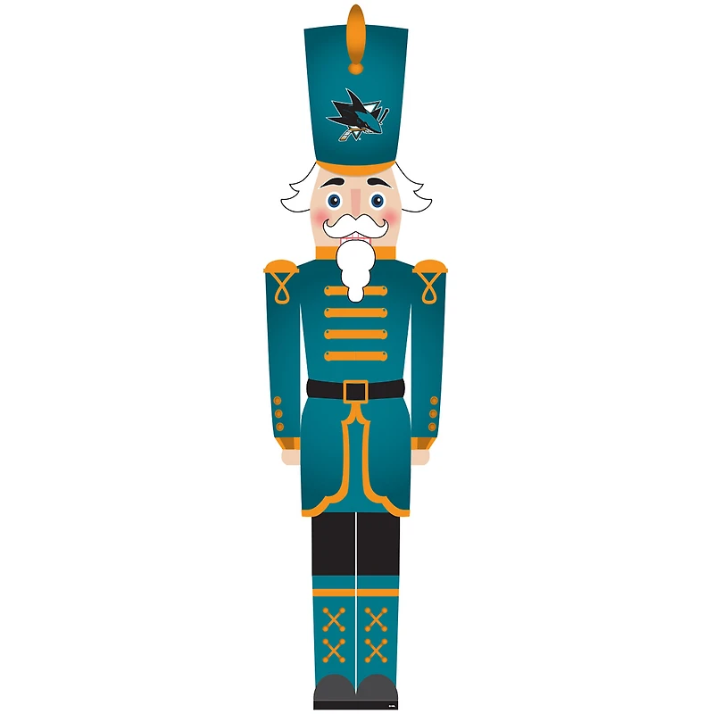 San Jose Sharks 46" Nutcracker Leaner