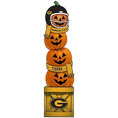 Grambling Tigers 31" Stacked Pumpkin Leaner