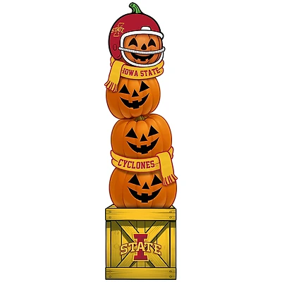 Iowa State Cyclones 31" Stacked Pumpkin Leaner