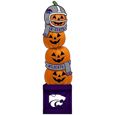 Kansas State Wildcats 31" Stacked Pumpkin Leaner