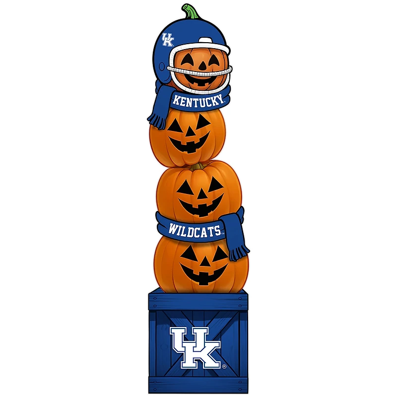 Kentucky Wildcats 31" Stacked Pumpkin Leaner