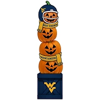 West Virginia Mountaineers 31" Stacked Pumpkin Leaner