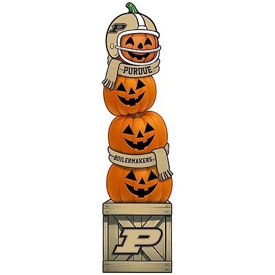 Purdue Boilermakers 31" Stacked Pumpkin Leaner