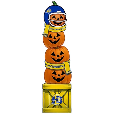 South Dakota State Jackrabbits 31" Stacked Pumpkin Leaner