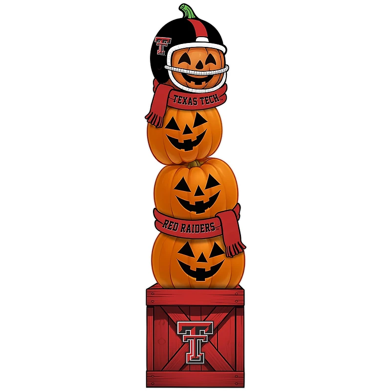 Texas State Technical College 31" Stacked Pumpkin Leaner