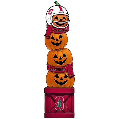 Stanford Cardinal 31" Stacked Pumpkin Leaner