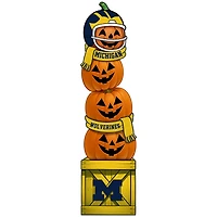 Michigan Wolverines 31" Stacked Pumpkin Leaner
