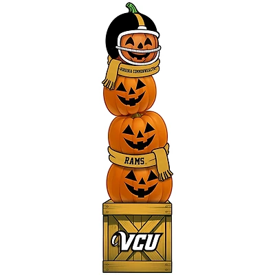 VCU Rams 31" Stacked Pumpkin Leaner