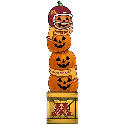 Minnesota Golden Gophers 31" Stacked Pumpkin Leaner