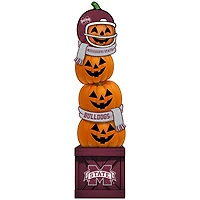 Mississippi State Bulldogs 31" Stacked Pumpkin Leaner