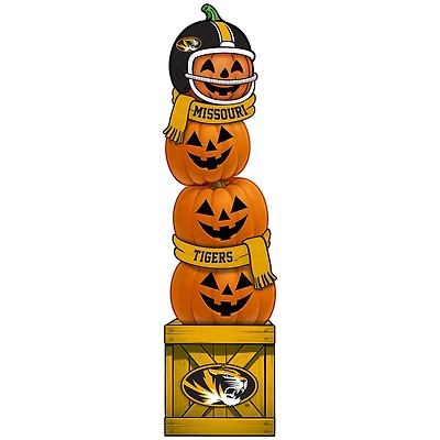 Missouri Tigers 31" Stacked Pumpkin Leaner