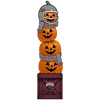 Montana Grizzlies 31" Stacked Pumpkin Leaner