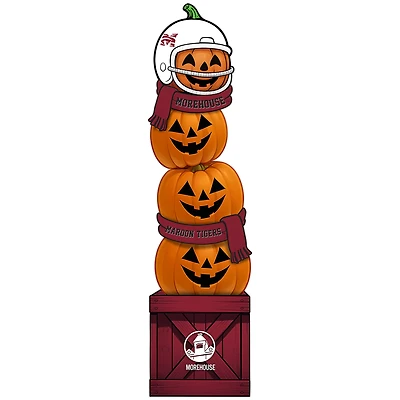 Morehouse Maroon Tigers 31" Stacked Pumpkin Leaner