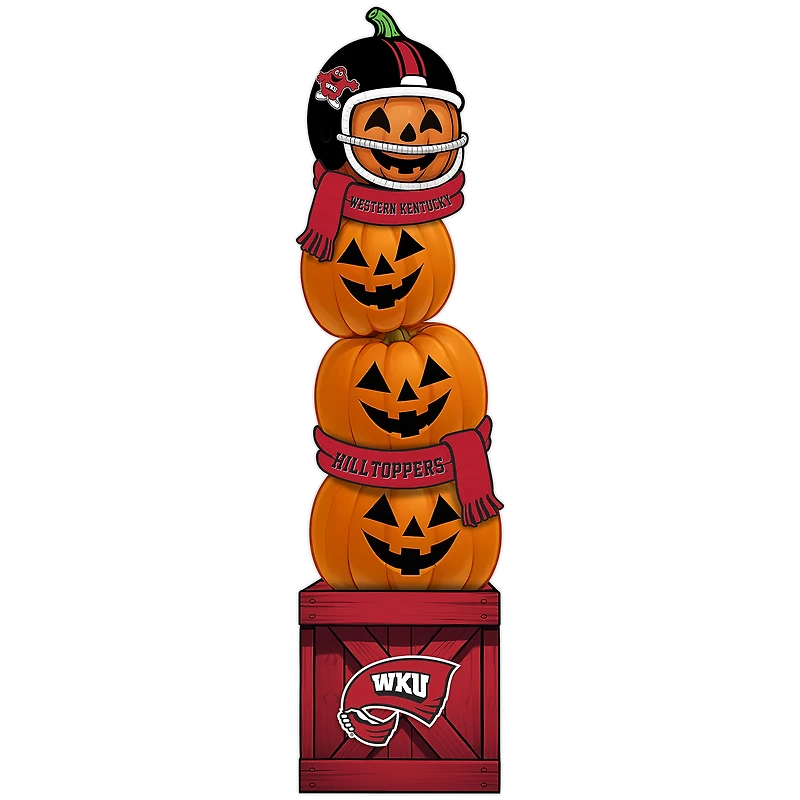 Western Kentucky Hilltoppers 31" Stacked Pumpkin Leaner